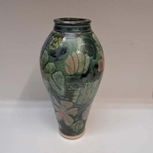 #250757 Flower Vase, Green $28 at Hunter Wolff Gallery